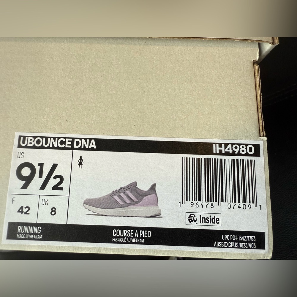 Adidas UBounce DNA Grey Lavender Women’s Running Shoe. Excellent Condition! - Picture 2 of 16